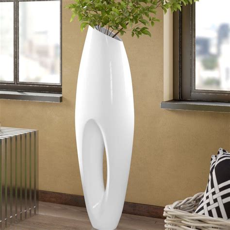 Kluesner Modern Large Floor Vase | Large floor vase, Tall floor vases ...