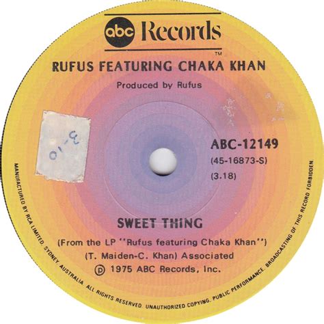 Funky By Nature: Chaka Khan & Rufus - Sweet Thing