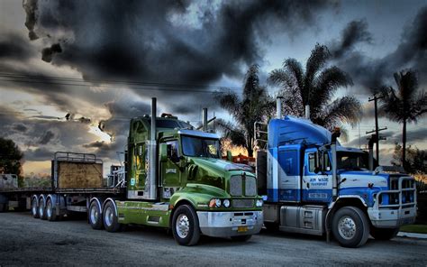 Semi Truck Desktop Wallpaper - WallpaperSafari