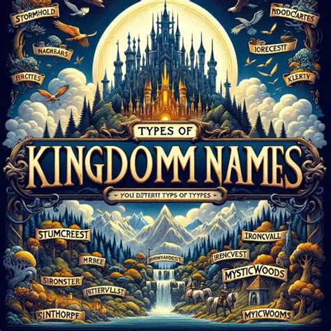 Unique Kingdom Names Generator For Your Fantasy World - Good Name