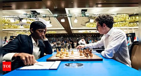 Chess World Cup: Praggnanandhaa vs Caruana semifinal heads to tie-break ...