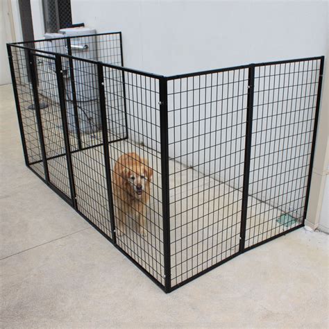 Dog Fence 8 Super Heavyduty Fencing Panels Wall Attachable