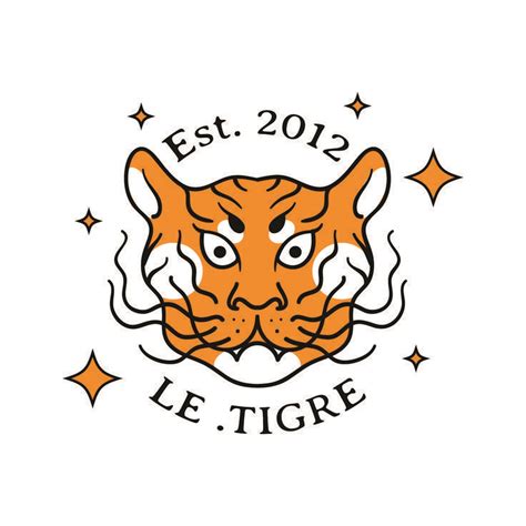 Tiger Logo Proposal for Le Tigre Food Truck in 2022 | Tigre, Logo ...