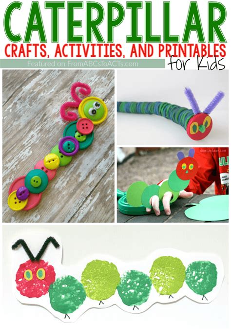 Caterpillar Crafts and Activities for Kids - From ABCs to ACTs