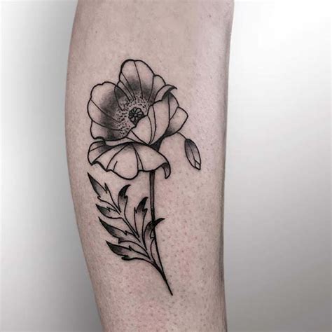 21 Trendy Poppy Tattoo Ideas for Women - StayGlam