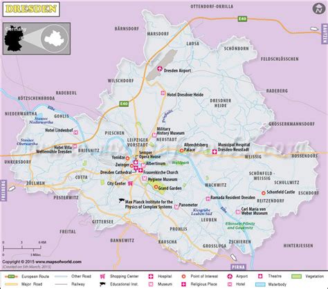 Dresden Germany Map | Dresden Map