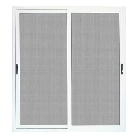 Unique Home Designs 72 in. x 80 in. White Sliding Ultimate Security ...