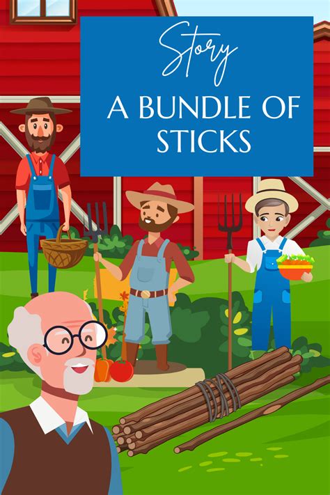 Three Sons And A Bundle of Sticks | Moral stories for kids, Short stories for kids, Moral stories