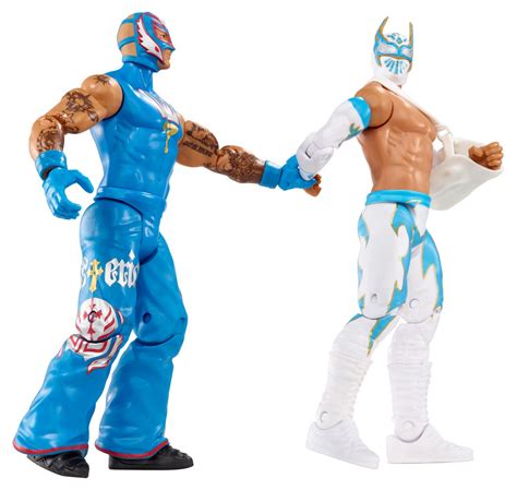 WWE Battle Pack Sin Cara vs. Rey Mysterio Action Figure, 2-Pack ...