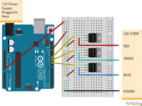 12V power supply to an RGB LED ... Project Arduino, Rgb Values, 12v Led ...