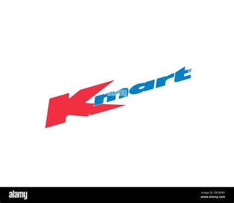 Kmart Australia, Rotated Logo, White Background Stock Photo - Alamy