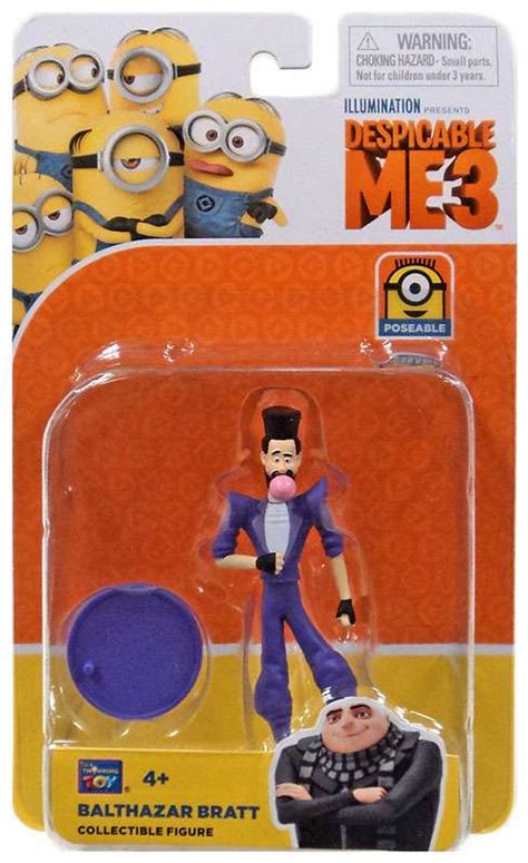 Despicable Me 3 Balthazar Bratt 3 Action Figure Think Way - ToyWiz