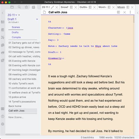 Writing a novel in Markdown - pdworkman.com