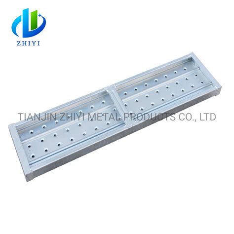 Building Materials Galvanized Steel Platform Metal Scaffold Plank Hooks Catwalk Q235 Steel Hook ...