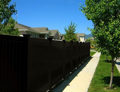 Fencing Gallery | Black Vinyl Fencing | Black Vinyl Fences | BLACKline™hhp