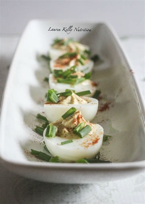 Healthy Deviled Eggs - Lauren Kelly Nutrition