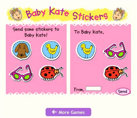 Baby Kate Stickers | Arthur Wiki | Fandom