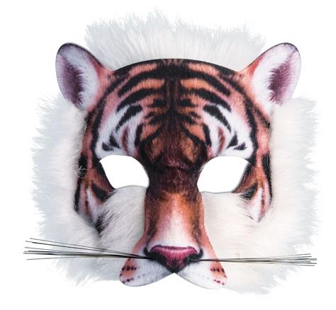 3D Print Costume Half Mask: Tiger - ToyHo.com