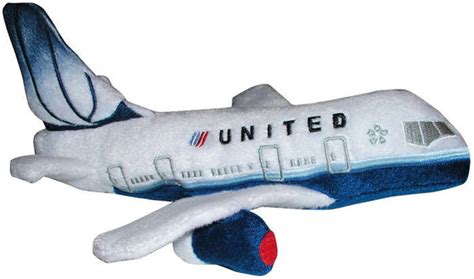 United Airlines Plush Toy Airplane with Sound – Acapsule Toys and Gifts