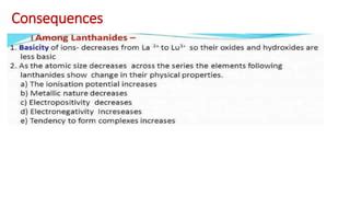 Lanthanide contraction | PPT