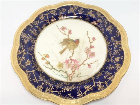 Pair of Wedgwood Plates, Hand Painted Wedgwood, Wedgwood Bird Plates ...