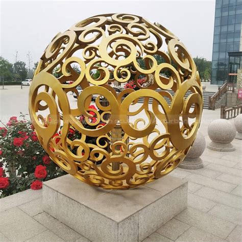 Metal Sphere Sculpture