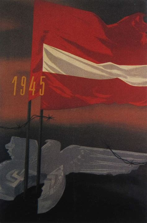 Polish Flag, 1945 dated