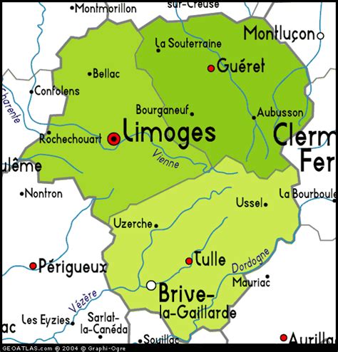 Map of Limousin Limousin, France Europe, France Travel, Dordogne ...