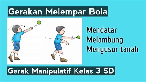 Gerakan Melempar Bola - Mendatar Melambung Menyusur Tanah - YouTube