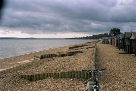 Calshot Beach - Photo "Beach at Calshot, Hampshire, UK." :: British Beaches