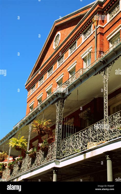 New Orleans, LA Balcony Stock Photo - Alamy