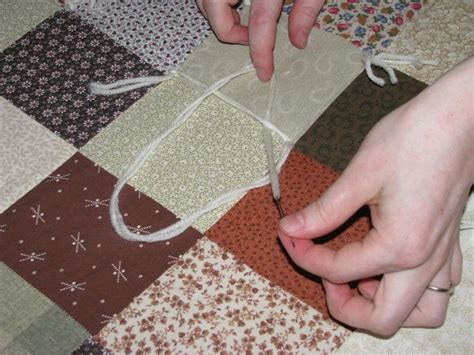 How to tie a quilt | Quilts | Pinterest