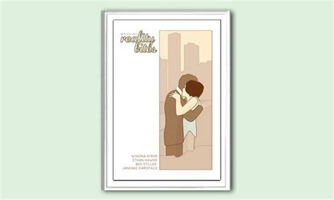 Movie poster Reality Bites 12x18 inches retro by ClaudiaVarosio