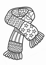 Winter Scarf Zentangle No Prep Coloring Page By Pooley Productions sketch template