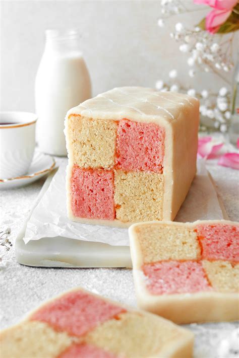 Vegan Battenberg Cake - The Little Blog Of Vegan