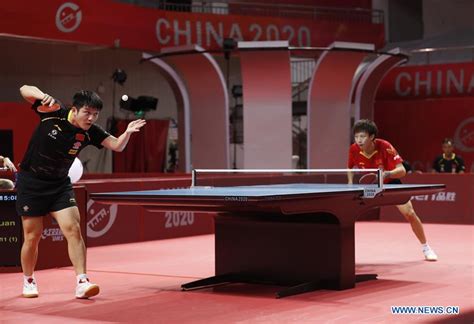 Chinese table tennis Olympic practice test ends in Hainan - Xinhua | English.news.cn
