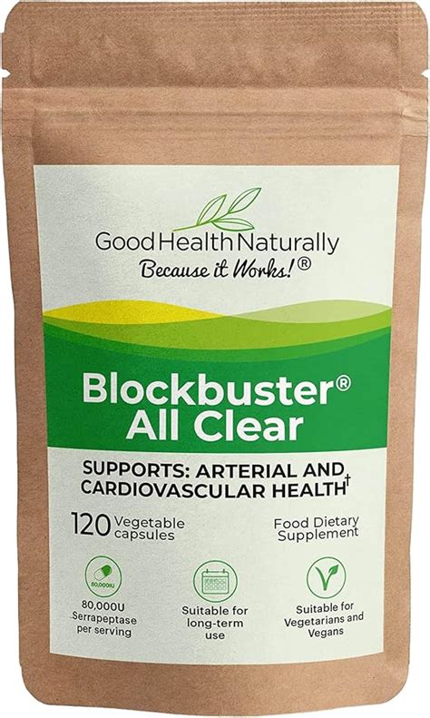 Blockbuster AllClear™ 120 Delayed Release Capsules : Amazon.com.au ...