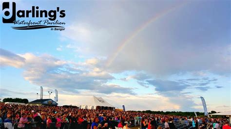 Fans and a surprise rainbow at Darling's Waterfront Pavilion in Bangor ...