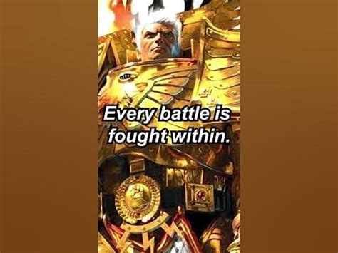 The Wisdom Of Rogal Dorn - Quotes Of 40k - "There Is No Enemy." - YouTube