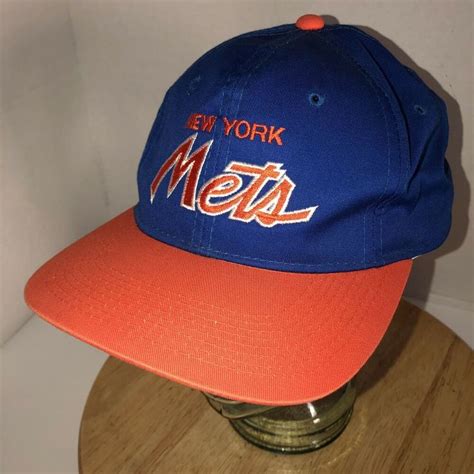 Vintage NEW YORK METS 90s SCRIPT Sports Specialties The Twill Hat Cap Snapback | Vintage new ...