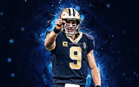 Download wallpapers Drew Brees, quarterback, New Orleans Saints ...