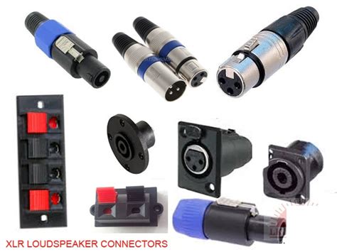 XLR Loudspeaker Connectors - LED NEST