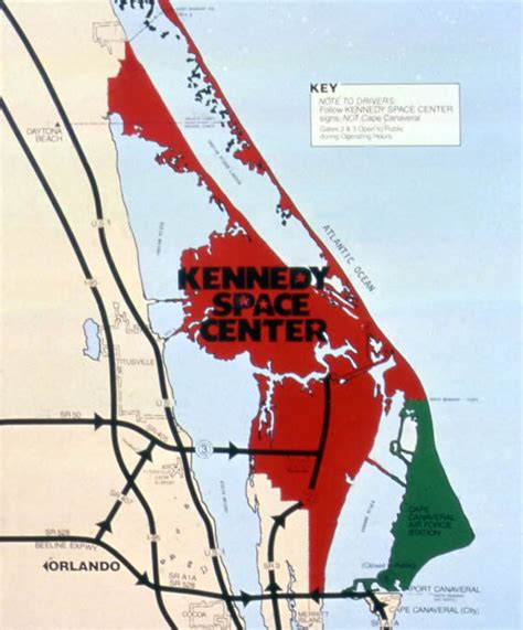 Kennedy Space Center Map Florida - Map Of Western Hemisphere