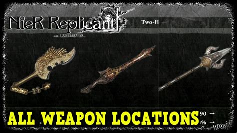 All Weapon Locations in NieR Replicant Weapons Collector Trophy / Achievement Guide - YouTube