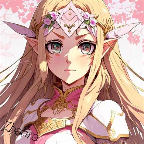 Princess Zelda anime style by Zhatira on DeviantArt