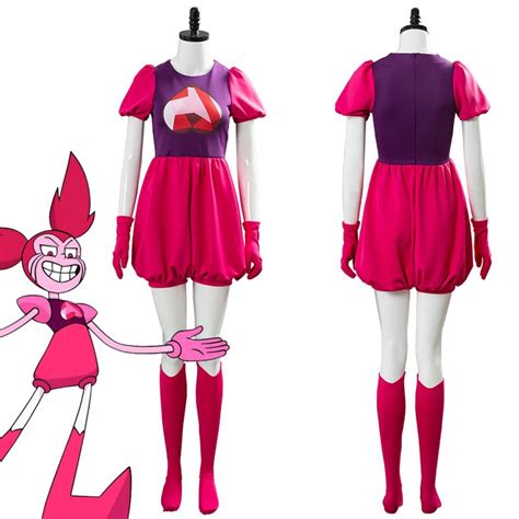 Steven Universe Cosplay Spinel Gem Costume Pink Dress – WebCosplay.com