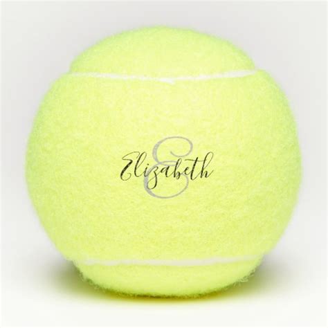 Script Name Monogram Personalized Tennis Balls | Zazzle.com