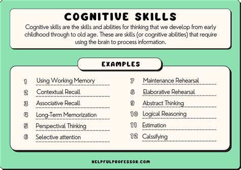 23 Cognitive Skills Examples (2024)