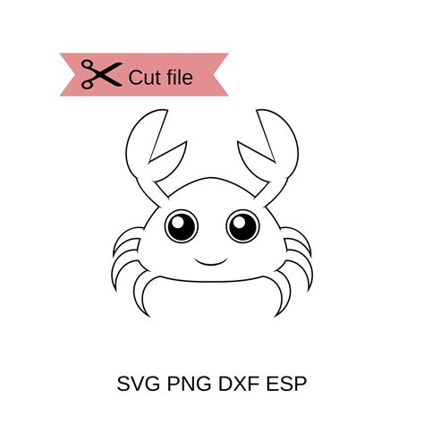 Crab SVG / Cute Crab SVG / Little Crab SVG / Crabby Vector / Cricut ...