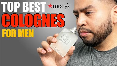 Top COLOGNES for MEN 2021-Macy's Favorite Cologne Buys - YouTube